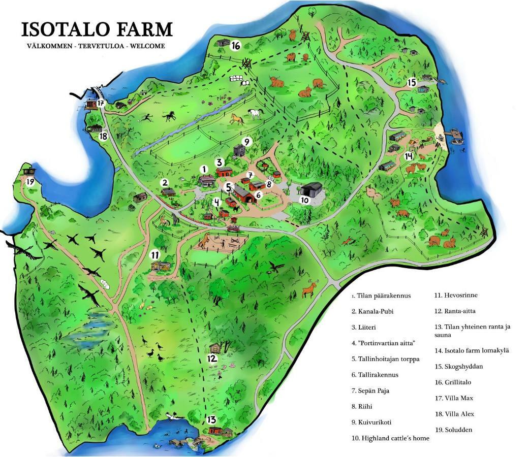 סאלו Isotalo Farm At Enaejaervi Lake מראה חיצוני תמונה